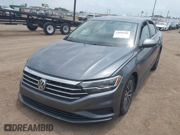 2021 Volkswagen Jetta S with VIN 3VWC57BU3MM067408, listed as a IAAI auction lot 42099368 with 34,879 mi miles and . Bid and sale history available at DreamBid. Image 2.