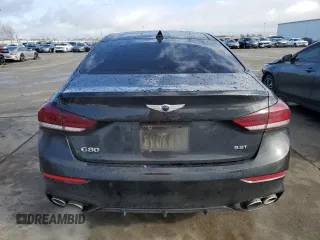 2018 Genesis G80 Sport z VIN KMHGN4JB3JU243749, wystawiony jako Copart lot #49339915 z przebiegiem 80 735 mil mil oraz Szkoda całkowita • Salvage title. Historia ofert i sprzedaży dostępna na DreamBid. Obrazek 6.