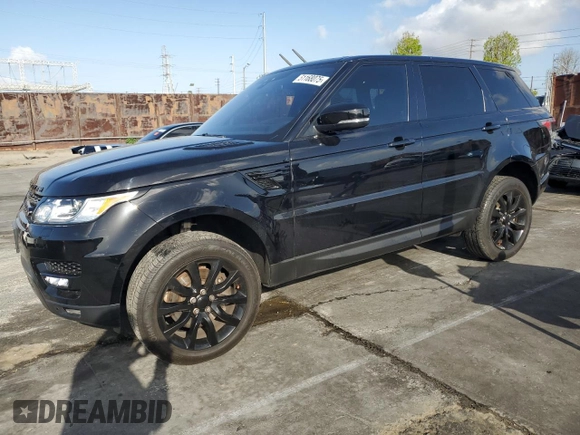 2017 Land Rover Range Rover Sport HSE with VIN SALWR2FV6HA160512, listed as a Copart auction lot 51168075 with 78,175 mi miles and Salvage Title. Bid and sale history available at carsss.com. Image 1.