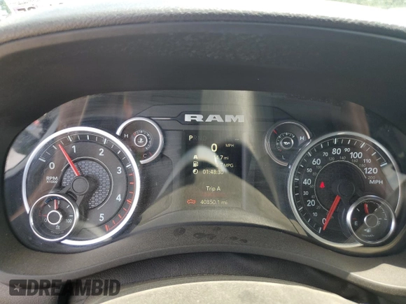 2023 Ram 2500 Tradesman with VIN 3C6UR5HL1PG539582, listed as a Copart auction lot 55340124 with 40,850 mi miles and Salvage Title. Bid and sale history available at carsss.com. Image 9.