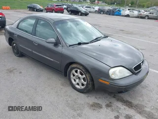2002 Mercury Sable GS with VIN 1MEFM50U02G614697, listed as a IAAI auction lot 42087379 with 90,209 mi miles. Bid and sale history available at carsss.com. Image 1.