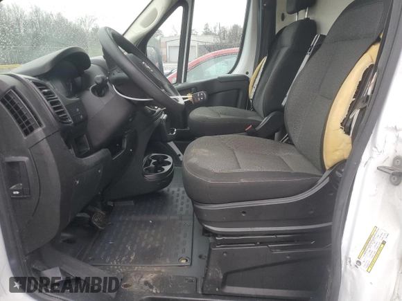2023 Ram ProMaster Cargo with VIN 3C6LRVAG6PE576888, listed as a Copart auction lot 43556075 with 18,329 mi miles and Salvage Title. Bid and sale history available at DreamBid. Image 7.
