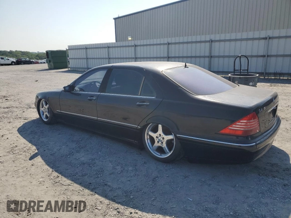 2003 Mercedes-Benz S 430 with VIN WDBNG70J83A351710, listed as a Copart auction lot 60496365 with Not provided miles and Salvage title. Bid and sale history available at DreamBid. Image 2.