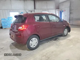2018 Mitsubishi Mirage ES с VIN ML32A3HJ1JH004049, выставлен на аукционе Copart как лот 53874285 с пробегом 48 046 миль миль и Списание • Salvage title. История ставок и продаж доступна на DreamBid. Изображение 3.