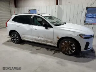 2024 Volvo XC60 Plus Dark Theme with VIN YV4L12RL7R1750616, listed as a Copart auction lot 86825234 with 0 mi miles and Salvage Title. Bid and sale history available at carsss.com. Image 4.