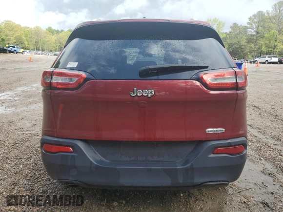 2016 Jeep Cherokee Latitude with VIN 1C4PJLCB9GW217760, listed as a Copart auction lot 52845365 with 177,646 mi miles and Salvage title. Bid and sale history available at DreamBid. Image 6.
