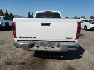 2008 GMC Canyon SLE1 with VIN 1GTCS19E088109552, listed as a Copart auction lot 65279225 with 191,816 mi miles and Salvage title. Bid and sale history available at DreamBid. Image 6.