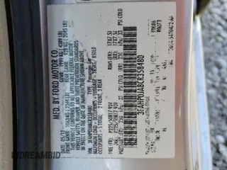 2012 Ford Fusion SEL with VIN 3FAHP0JA8CR358480, listed as a Copart auction lot 49973814 with 144,358 mi miles and Salvage Title. Bid and sale history available at carsss.com. Image 12.
