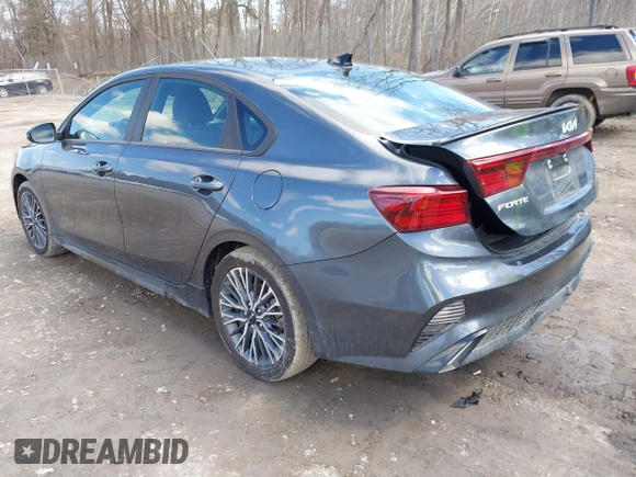 2024 Kia Forte GT-Line with VIN 3KPF54AD2RE741419, listed as a IAAI auction lot 41973904 with 9,805 mi miles. Bid and sale history available at carsss.com. Image 3.