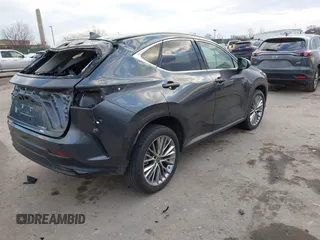 2023 Lexus NX with VIN 2T2HGCEZ2PC024481, listed as a IAAI auction lot 41203195 with 1 mi miles. Bid and sale history available at carsss.com. Image 4.