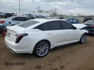 2020 Cadillac CT5 Sport with VIN 1G6DU5RK0L0122369, listed as a Copart auction lot 54588485 with 18,546 mi miles and Salvage title. Bid and sale history available at DreamBid. Image 3.