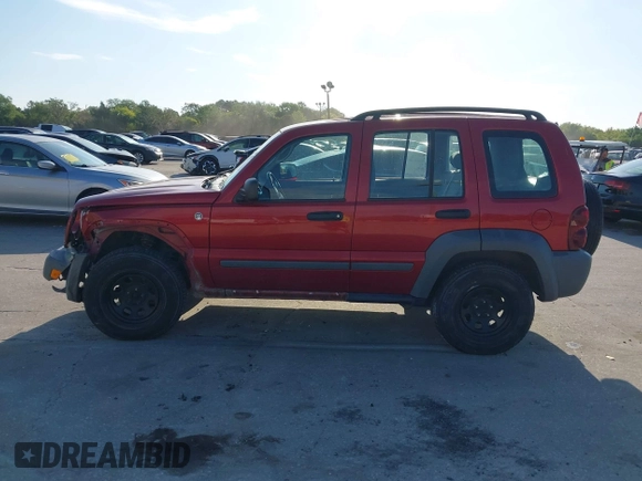 2005 Jeep Liberty Sport with VIN 1J4GL48K95W662399, listed as a IAAI auction lot 41900952 with 127,230 mi miles. Bid and sale history available at carsss.com. Image 15.