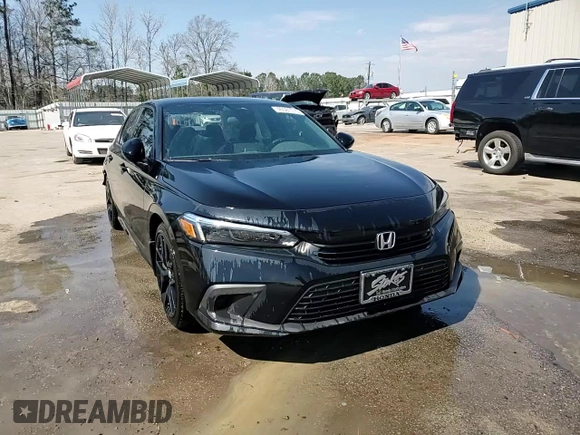 2023 Honda Civic Sedan Sport with VIN 2HGFE2F57PH521525, listed as a Copart auction lot 46581775 with 39,015 mi miles and Salvage Title. Bid and sale history available at carsss.com. Image 14.