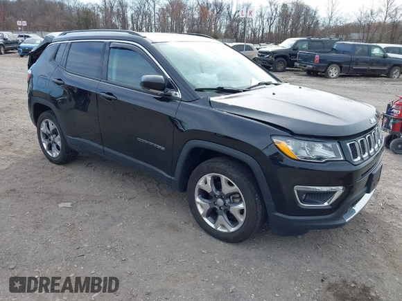2021 Jeep Compass Limited with VIN 3C4NJDCB0MT534437, listed as a IAAI auction lot 41847006 with 38,782 mi miles and . Bid and sale history available at carsss.com. Image 1.
