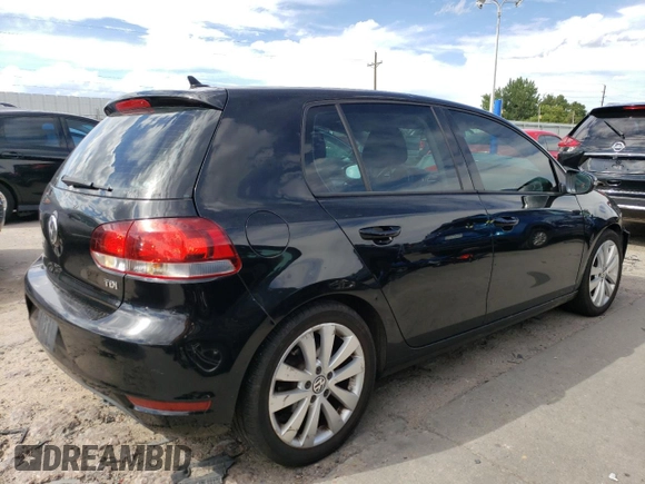 2012 Volkswagen Golf TDI with VIN WVWNM7AJ9CW148367, listed as a Copart auction lot 69002904 with 77,987 mi miles and Salvage title. Bid and sale history available at DreamBid. Image 3.
