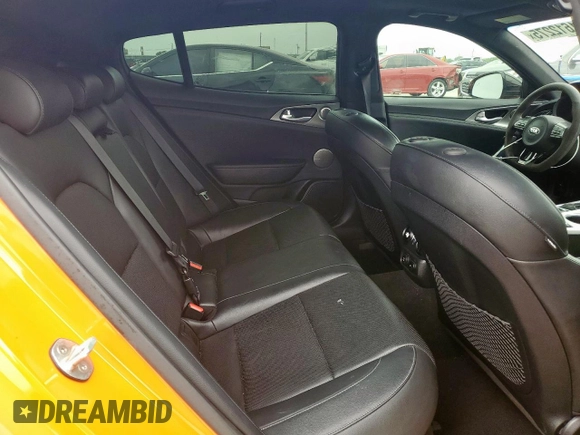 2019 Kia Stinger GT with VIN KNAE35LC9K6070562, listed as a Copart auction lot 51612275 with 75,785 mi miles and Salvage Title. Bid and sale history available at DreamBid. Image 12.