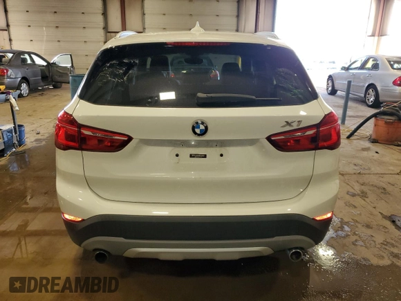 2017 BMW X1 xDrive28i with VIN WBXHT3C36H5F76388, listed as a Copart auction lot 48435305 with 51,841 mi miles and Salvage title. Bid and sale history available at DreamBid. Image 6.