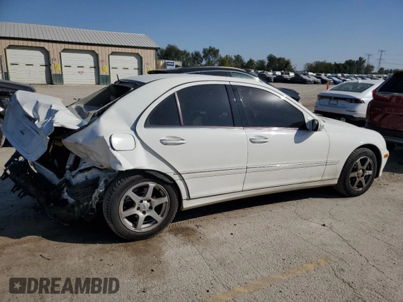 2005 Mercedes-Benz C 240 with VIN WDBRF61J05A777777, listed as a Copart auction lot 75666494 with 140,127 mi miles and Salvage Title. Bid and sale history available at DreamBid. Image 3.