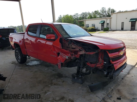 2019 Chevrolet Colorado 2WD Work Truck z VIN 1GCGSBEN1K1352591, wystawiony jako Copart lot #55156865 z przebiegiem 77 742 mil mil oraz Szkoda całkowita • Salvage title. Historia ofert i sprzedaży dostępna na DreamBid. Obrazek 4.