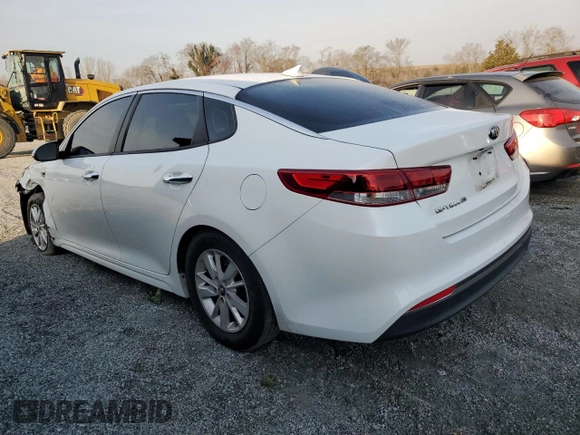 2016 Kia Optima LX with VIN 5XXGT4L35GG039212, listed as a Copart auction lot 48827305 with 155,611 mi miles and Salvage Title. Bid and sale history available at carsss.com. Image 2.