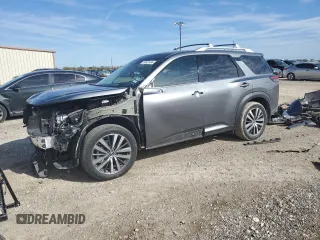 2022 Nissan Pathfinder Platinum with VIN 5N1DR3DG5NC266762, listed as a Copart auction lot 83620494 with 25,271 mi miles and Salvage title. Bid and sale history available at DreamBid. Image 1.