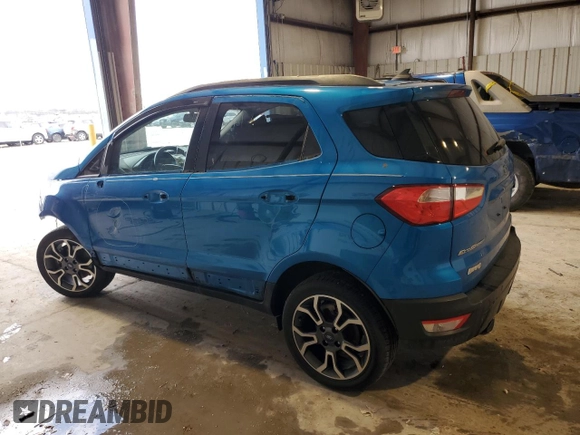 2018 Ford EcoSport SE with VIN MAJ6P1UL6JC247772, listed as a Copart auction lot 43727195 with 90,167 mi miles and Salvage Title. Bid and sale history available at carsss.com. Image 2.
