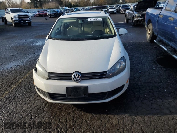 2013 Volkswagen Jetta SportWagen TDI w/Sunroof with VIN 3VWML7AJXDM640029, listed as a Copart auction lot 83365734 with 102,099 mi miles and Salvage Title. Bid and sale history available at carsss.com. Image 5.