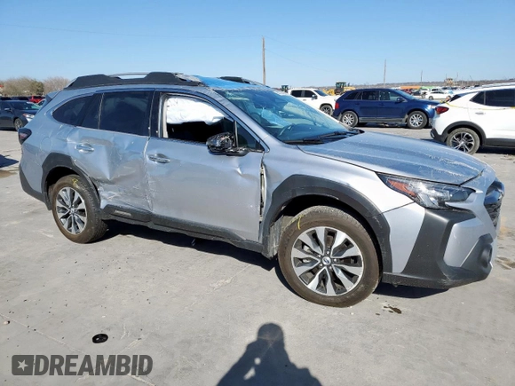 2024 Subaru Outback Touring with VIN 4S4BTAPC0R3106378, listed as a Copart auction lot 48764855 with 5,202 mi miles and Salvage title. Bid and sale history available at DreamBid. Image 4.