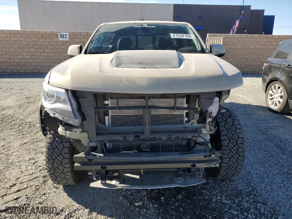2022 Chevrolet Colorado 4WD ZR2 with VIN 1GCGTEEN4N1271054, listed as a Copart auction lot 87038104 with 13,697 mi miles and Salvage Title. Bid and sale history available at carsss.com. Image 5.