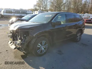 2017 Honda Pilot EX with VIN 5FNYF6H30HB051093, listed as a Copart auction lot 81283884 with 162,577 mi miles and Salvage Title. Bid and sale history available at DreamBid. Image 1.