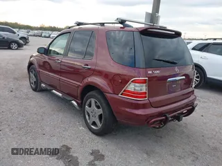 2002 Mercedes-Benz M 320/430/500 with VIN 4JGAB75E82A327928, listed as a IAAI auction lot 41694926 with 190,187 mi miles and . Bid and sale history available at DreamBid. Image 3.