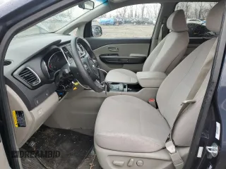 2016 Kia Sedona LX with VIN KNDMB5C13G6129452, listed as a Copart auction lot 46335475 with 118,617 mi miles and Salvage Title. Bid and sale history available at DreamBid. Image 7.