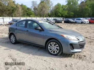 2012 Mazda 3 i Grand Touring with VIN JM1BL1W86C1661520, listed as a Copart auction lot 54296935 with Not provided miles and Salvage title. Bid and sale history available at DreamBid. Image 4.