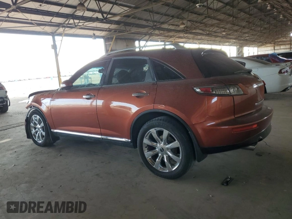 2006 Infiniti FX35 with VIN JNRAS08U66X105454, listed as a Copart auction lot 41458105 with 133,052 mi miles and Salvage Title. Bid and sale history available at carsss.com. Image 2.