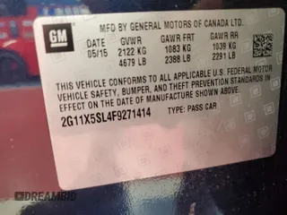 2015 Chevrolet Impala LS with VIN 2G11X5SL4F9271414, listed as a IAAI auction lot 42187585 with 147,449 mi miles and . Bid and sale history available at DreamBid. Image 1.
