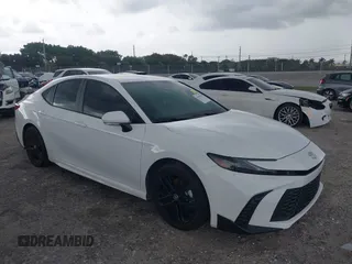 2025 Toyota Camry LE with VIN 4T1DAACK6SU531129, listed as a IAAI auction lot 41969220 with 10,542 mi miles and . Bid and sale history available at DreamBid. Image 1.