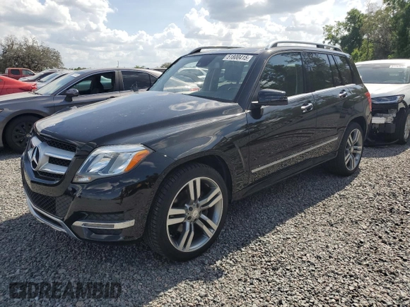 2015 Mercedes-Benz GLK GLK 350 with VIN WDCGG5HB0FG379301, listed as a Copart auction lot 51800415 with 55,389 mi miles and Salvage Title. Bid and sale history available at carsss.com. Image 1.