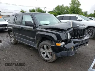 2016 Jeep Patriot High Altitude with VIN 1C4NJRFB1GD523644, listed as a Copart auction lot 58668995 with 77,179 mi miles and Salvage title. Bid and sale history available at DreamBid. Image 4.