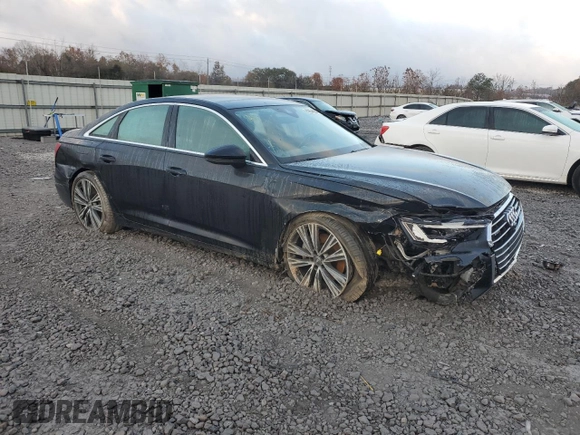 2020 Audi A6 Premium Plus with VIN WAUE8AF2XLN061809, listed as a Copart auction lot 82834064 with 69,449 mi miles and Salvage Title. Bid and sale history available at carsss.com. Image 4.