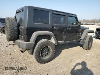 2008 Jeep Wrangler Unlimited Rubicon with VIN 1J4GA69118L590353, listed as a Copart auction lot 48487245 with 138,977 mi miles and Salvage Title. Bid and sale history available at carsss.com. Image 3.