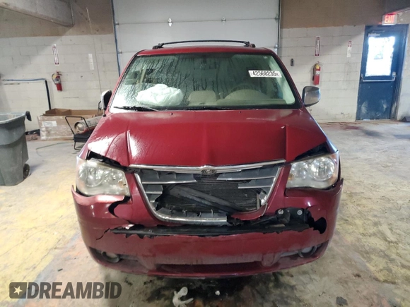 2010 Chrysler Town & Country Touring with VIN 2A4RR5DX8AR360359, listed as a Copart auction lot 42568235 with 0 mi miles and Clean Title. Bid and sale history available at carsss.com. Image 5.