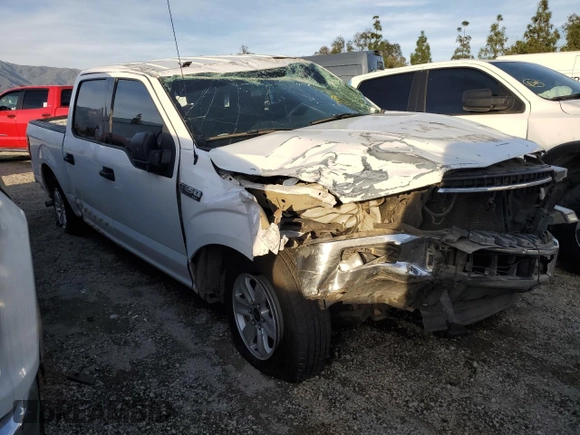 2019 Ford F-150 XL with VIN 1FTEW1CP2KKC14336, listed as a Copart auction lot 80236024 with 193,667 mi miles and Salvage Title. Bid and sale history available at carsss.com. Image 4.