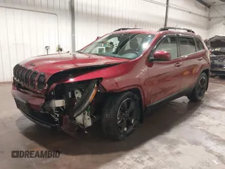 2018 Jeep Cherokee Limited with VIN 1C4PJMDX6JD607623, listed as a IAAI auction lot 41926291 with 87,337 mi miles. Bid and sale history available at carsss.com. Image 2.