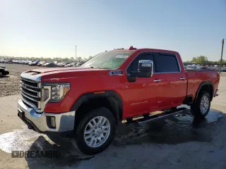 2022 GMC Sierra 3500HD SLT z VIN 1GT49UEYXNF215905, wystawiony jako Copart lot #52373835 z przebiegiem 36 787 mil mil oraz Szkody całkowita. Historia ofert i sprzedaży dostępna na DreamBid. Obrazek 1.