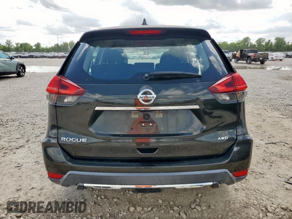 2017 Nissan Rogue S with VIN KNMAT2MVXHP564304, listed as a Copart auction lot 59334085 with 115,646 mi miles and Salvage title. Bid and sale history available at DreamBid. Image 6.