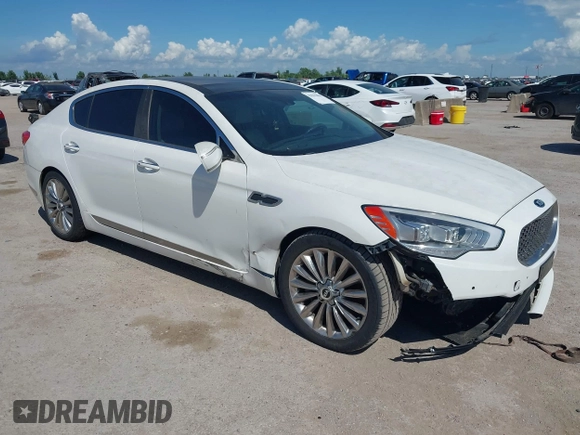 2015 Kia K900 Luxury with VIN KNALW4D49F6019018, listed as a IAAI auction lot 42594496 with 144,028 mi miles and . Bid and sale history available at DreamBid. Image 1.