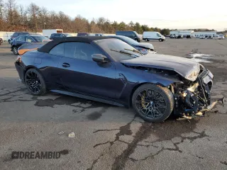 2022 BMW M4 Competition xDrive with VIN WBS33BA0XNCH47220, listed as a Copart auction lot 43039155 with 17,036 mi miles and Salvage Title. Bid and sale history available at carsss.com. Image 4.