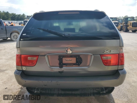 2005 BMW X5 3.0i with VIN 5UXFA13545LU48461, listed as a Copart auction lot 60874404 with 191,514 mi miles and Salvage Title. Bid and sale history available at carsss.com. Image 6.