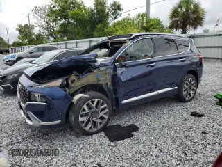 2021 Hyundai Santa Fe Calligraphy z VIN 5NMS5DAL1MH371927, wystawiony jako Copart lot #62935825 z przebiegiem 36 605 mil mil oraz Nie do naprawy • Non repairable. Historia ofert i sprzedaży dostępna na DreamBid. Obrazek 1.