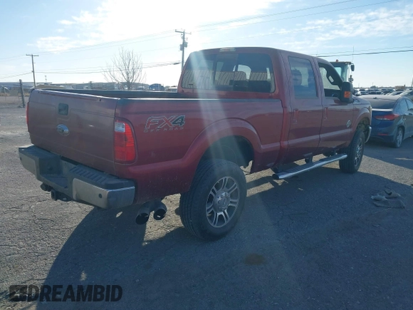 2016 Ford F-250 Lariat with VIN 1FT7W2BT6GEB58646, listed as a IAAI auction lot 41583087 with 202,550 mi miles and . Bid and sale history available at DreamBid. Image 4.